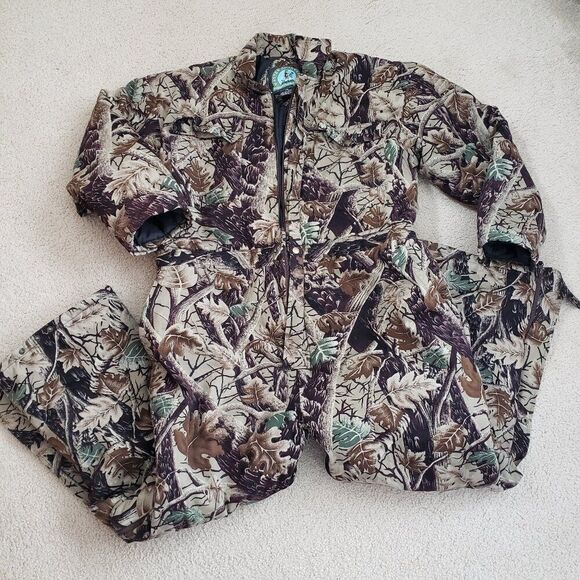 Master Sportsmans Prestige Insulated Camo Coveralls Mens XXL Hunting Winter - Picture 1 of 12